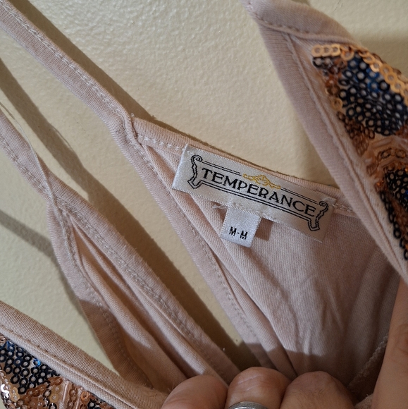 Temperance Sequined Tank Top - Picture 2 of 5
